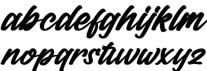 Rentrick Kentack Italic Font LOWERCASE