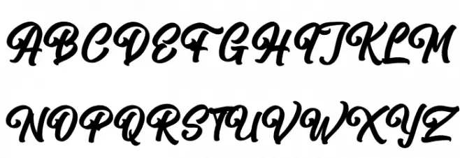 Rentrick Kentack Font Litere mari
