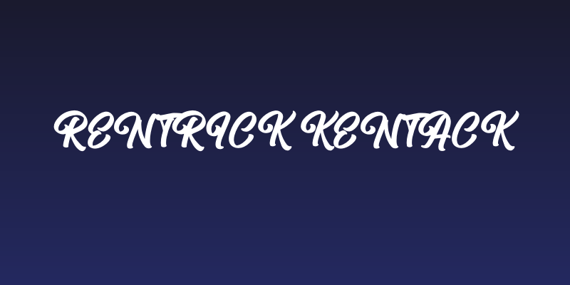 Rentrick Kentack Social Header