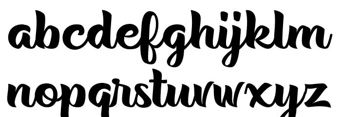 Rentuck Font LOWERCASE