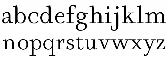 Renzo फ़ॉन्ट लोअरकेस