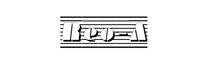 Reo-A Font