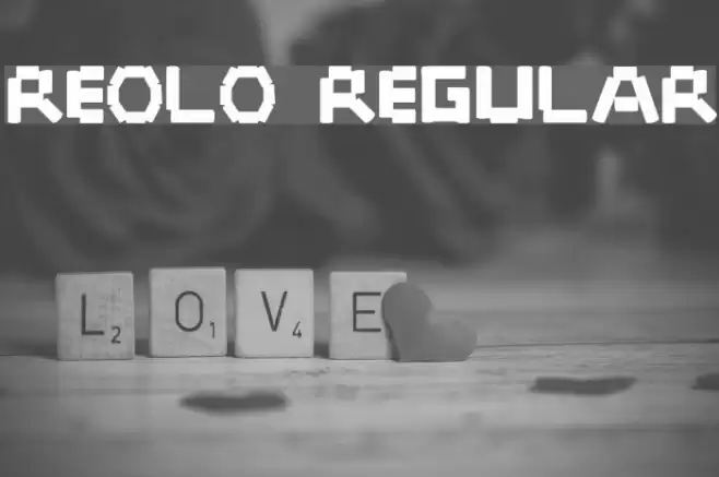 Reolo Regular Font examples