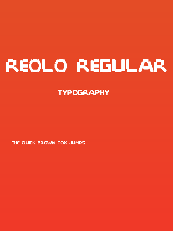 Reolo Regular Poster