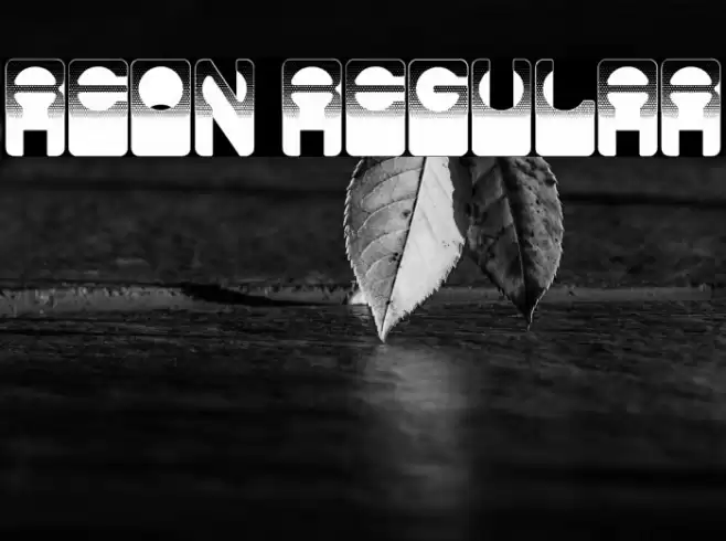 Reon Regular Font examples