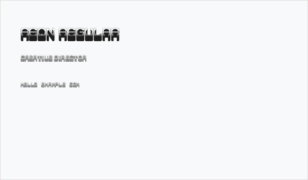 Reon Regular Business Card