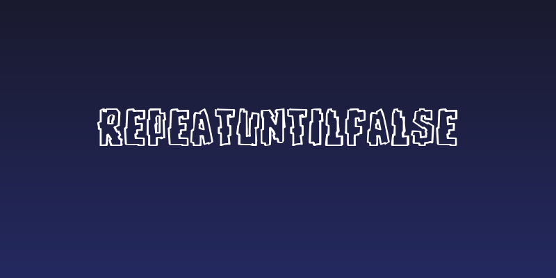 RepeatUntilFalse Social Header