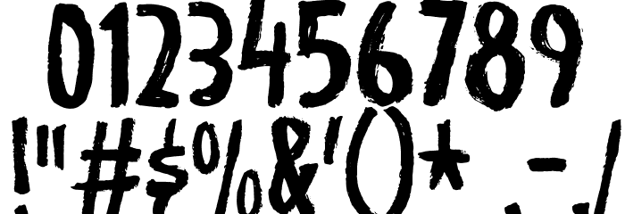 RepetitionDEMO Font OTHER CHARS