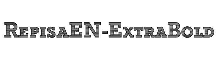 RepisaEN-ExtraBold Font