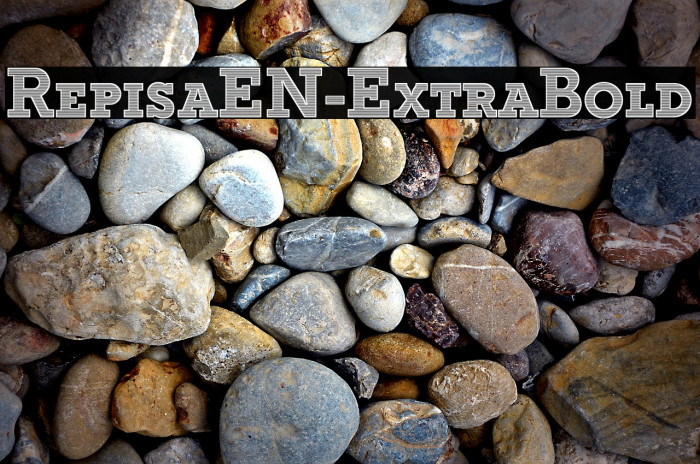 RepisaEN-ExtraBold Font examples