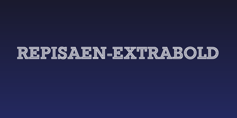RepisaEN-ExtraBold Social Header