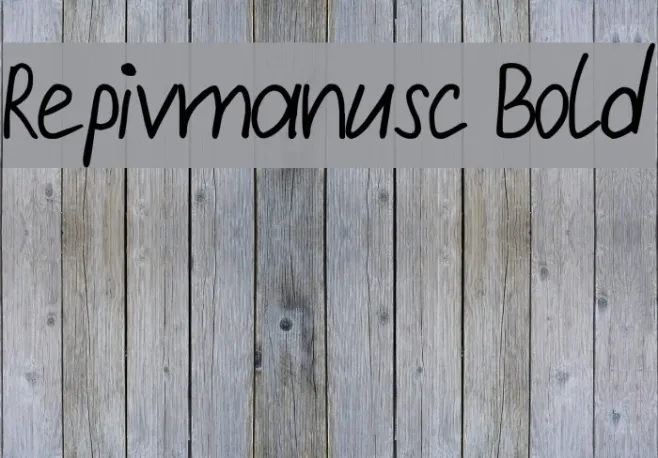 Repivmanusc Bold Example 2
