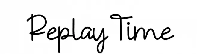 Replay Time  Fuentes Gratis Descargar