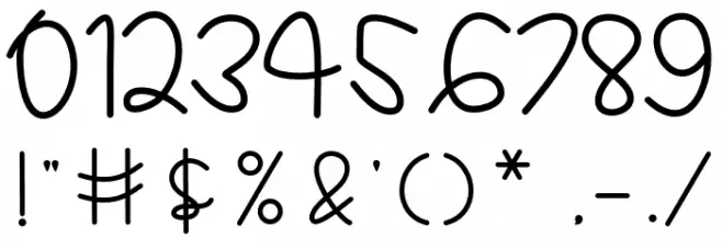 Replay Time Font OTHER CHARS