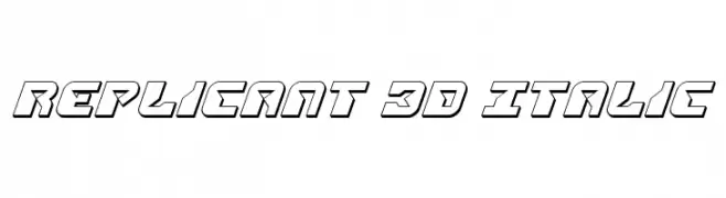 Replicant 3D Italic 