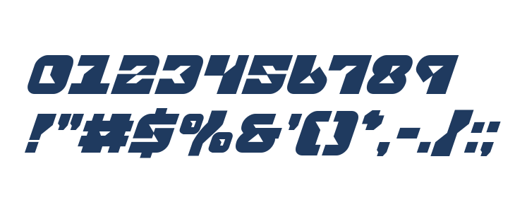 Replicant Bold Italic Other Characters