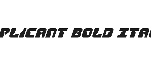 Replicant Bold Italic Logo