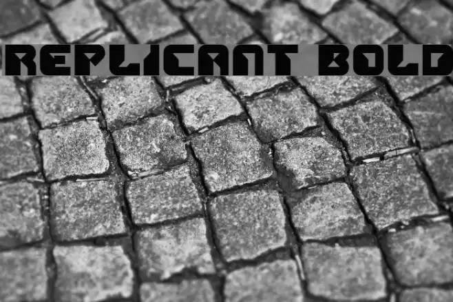 Replicant Bold Font examples