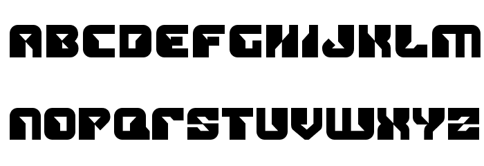 Replicant Bold Font LOWERCASE