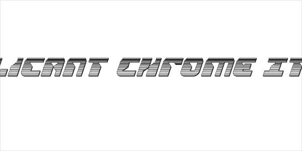 Replicant Chrome Italic Logo