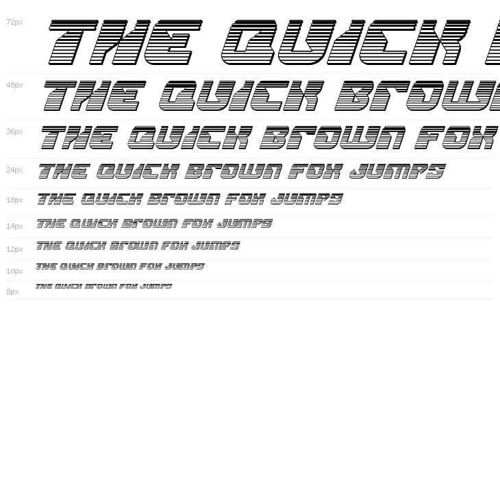 Replicant Chrome Italic Waterfall