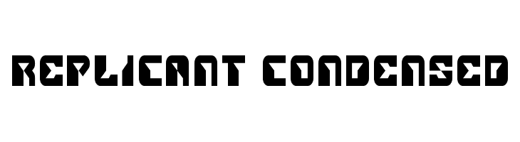 Replicant Condensed  नि: शुल्क फ़ॉन्ट्स डाउनलोड