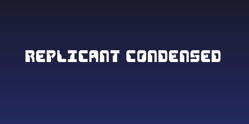 Replicant Condensed Social Header