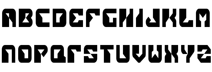 Replicant Condensed Font LOWERCASE