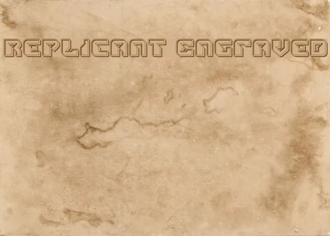 Replicant Engraved Example 1