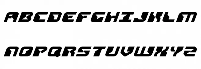Replicant Expanded Italic Fonte MAIÚSCULAS