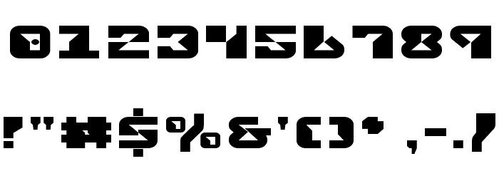 Replicant Expanded Font OTHER CHARS