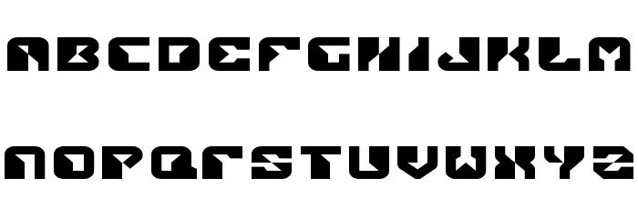 Replicant Expanded Font LOWERCASE