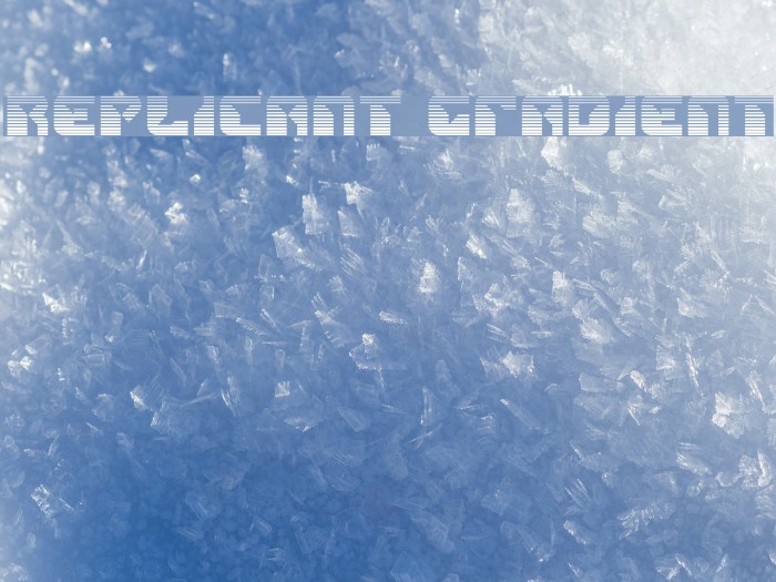Replicant Gradient Font examples