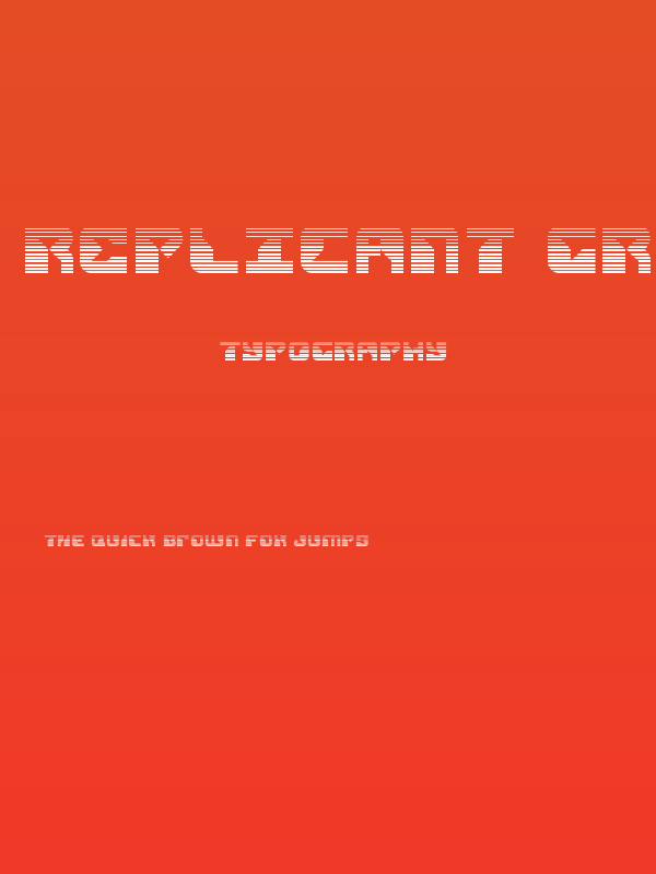 Replicant Gradient Poster