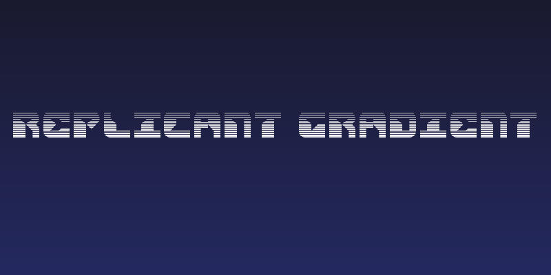 Replicant Gradient Social Header