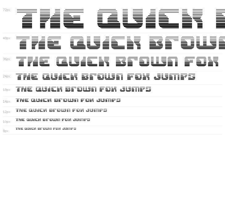 Replicant Gradient Waterfall