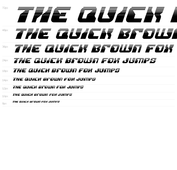 Replicant Halftone Italic Waterfall