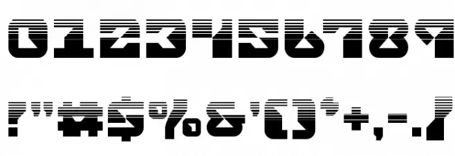 Replicant Halftone Font OTHER CHARS
