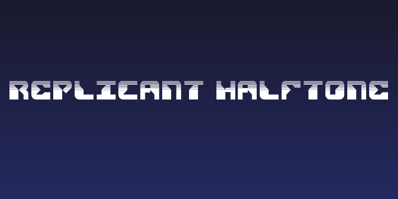 Replicant Halftone Social Header