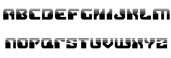 Replicant Halftone Font LOWERCASE