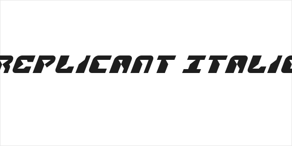 Replicant Italic Logo