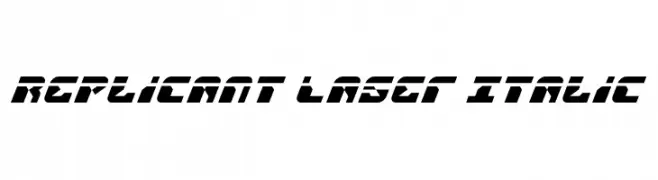 Replicant Laser Italic  لخطوط تنزيل