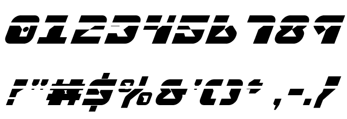 Replicant Laser Italic Fuentes OTROS CHARS