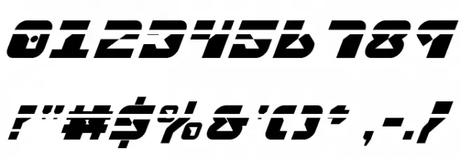 Replicant Laser Italic Fuentes OTROS CHARS