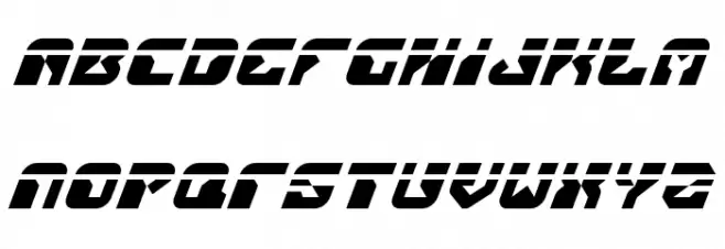 Replicant Laser Italic Fuentes MINÚSCULAS