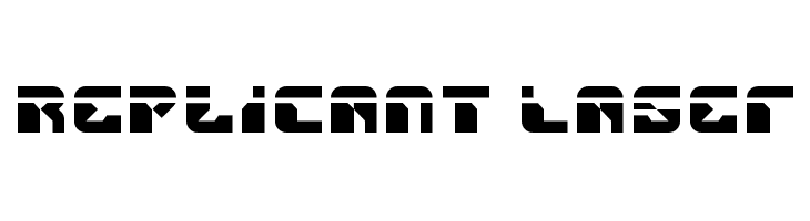 Replicant Laser  Free Fonts Download