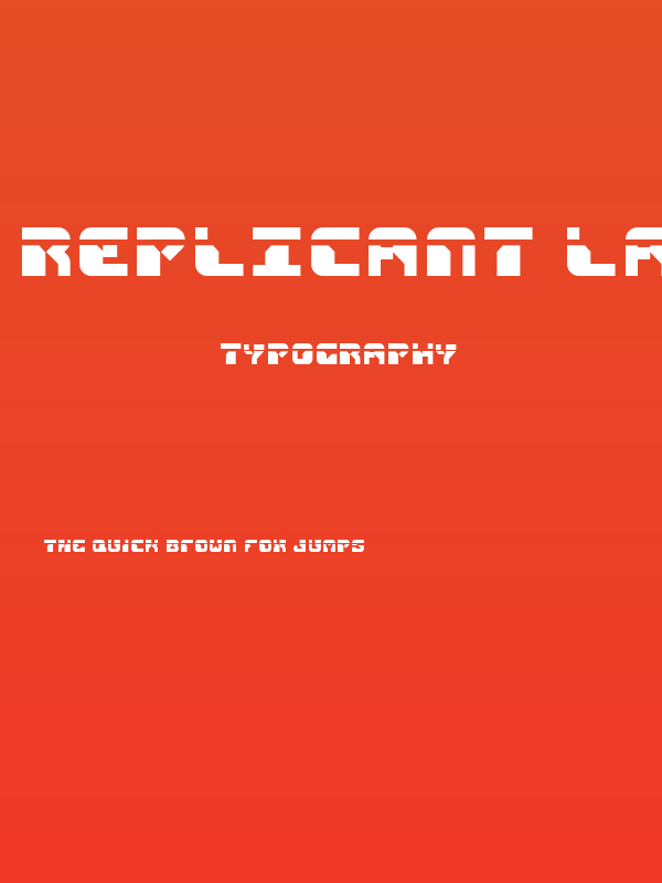 Replicant Laser Poster