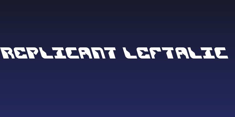 Replicant Leftalic Social Header