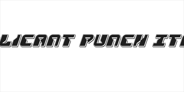 Replicant Punch Italic Logo