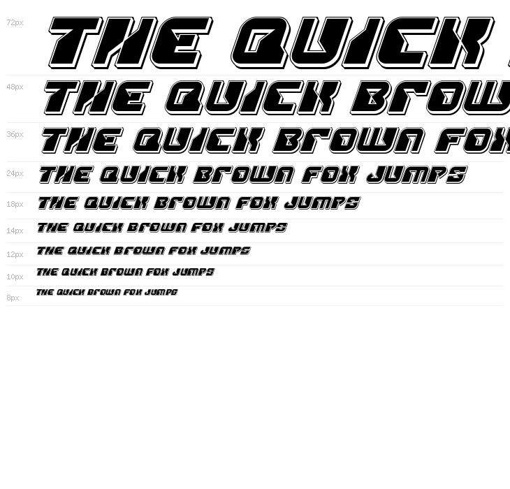 Replicant Punch Italic Waterfall